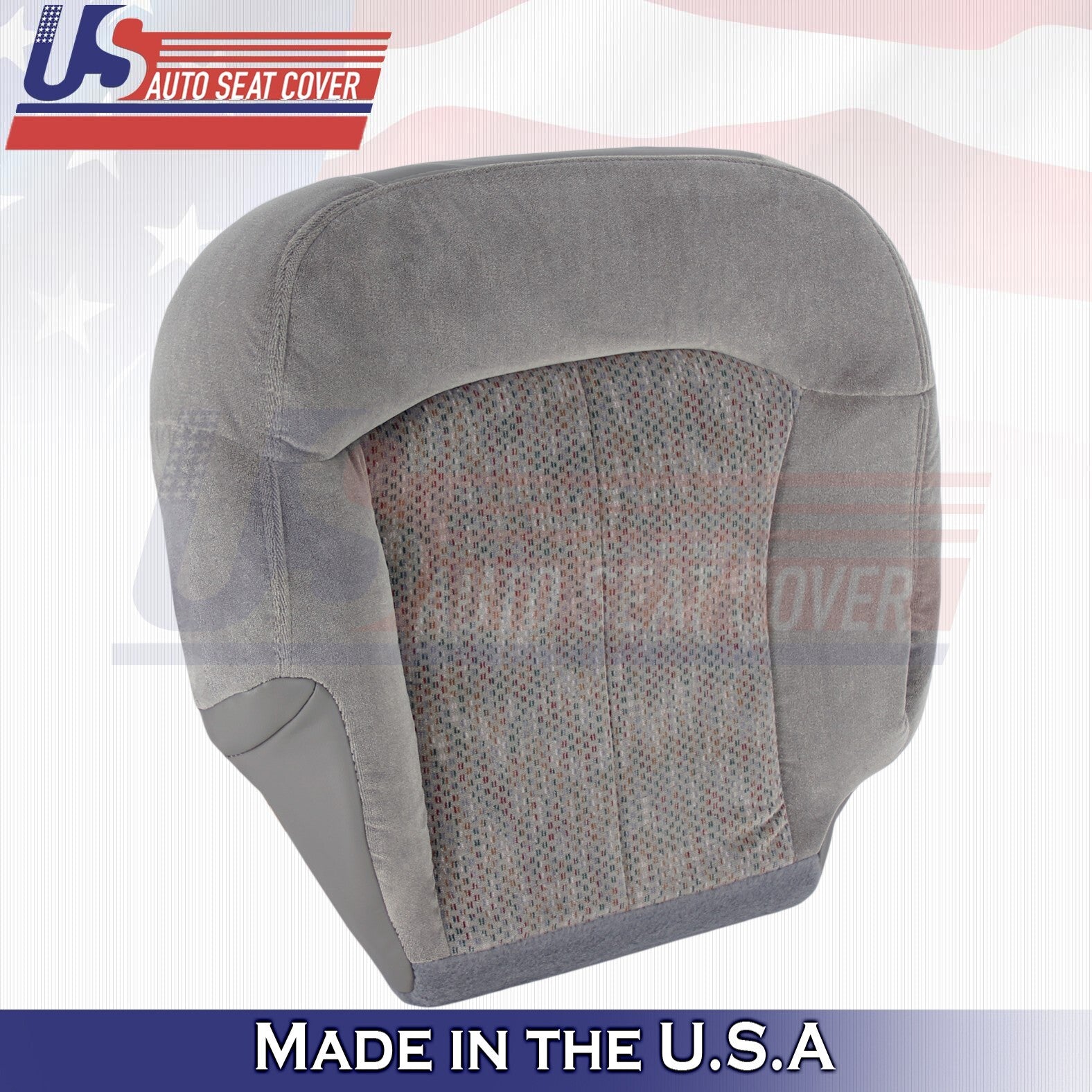 RIGHT Side BottomTop/Headrest/Armrest Cloth Cover Gray For 1999 2000 Chevy Tahoe