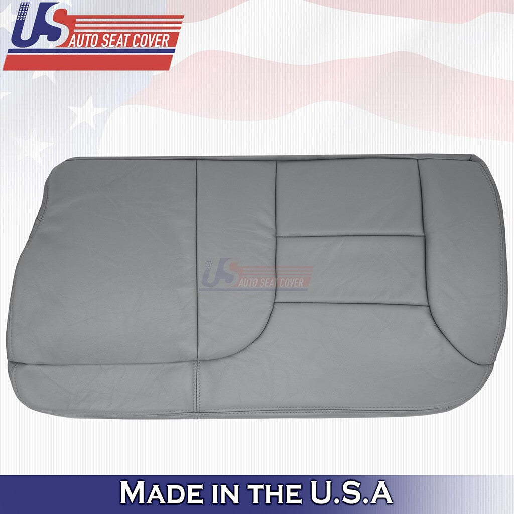 1995 to 1999 Fits GMC Suburban Rear Driver& Passenger Bottoms Leather Cover Gray