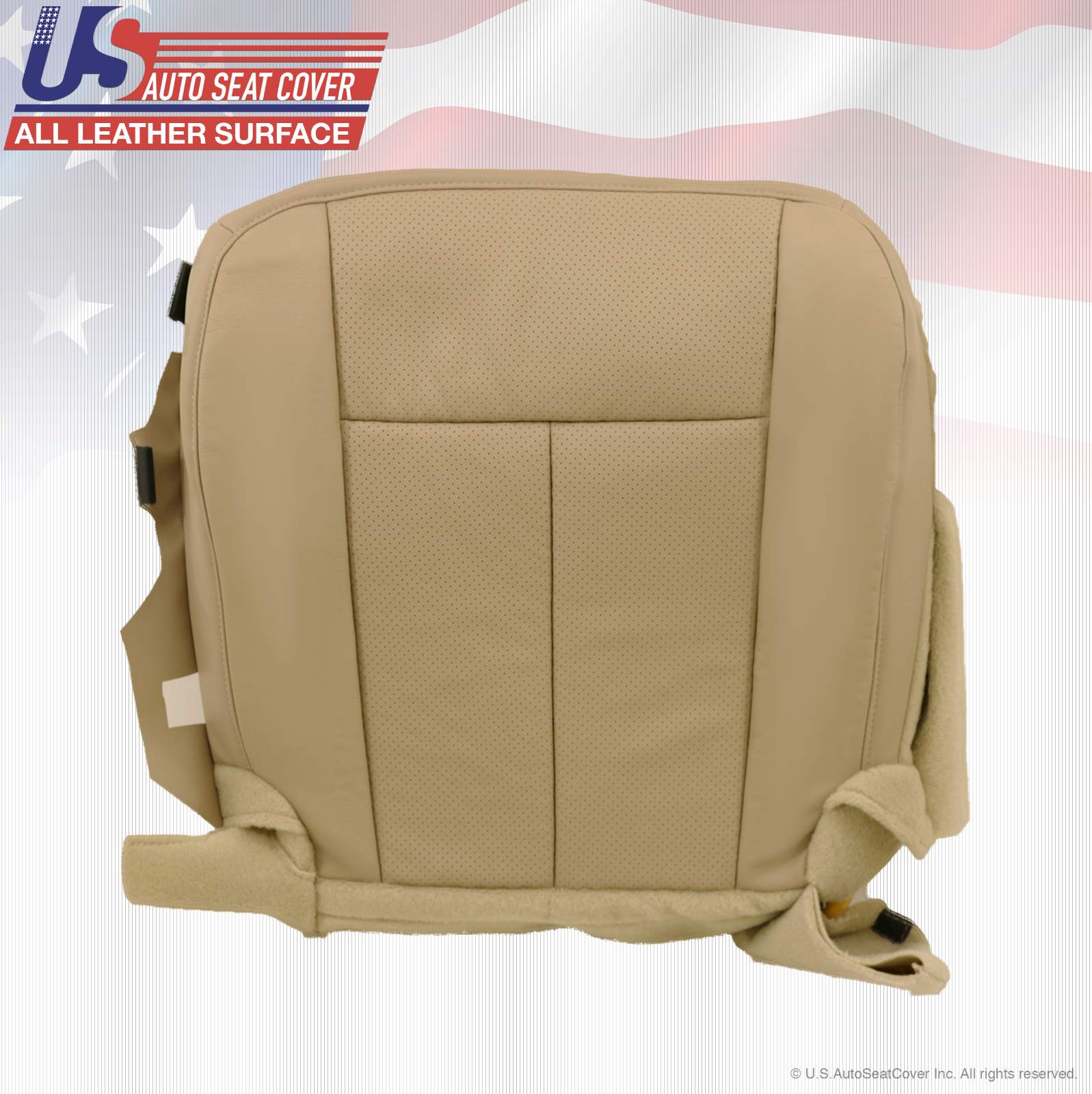 2011 2012 Ford Expedition Limited Driver Bottom Perforated Leather Cover Tan