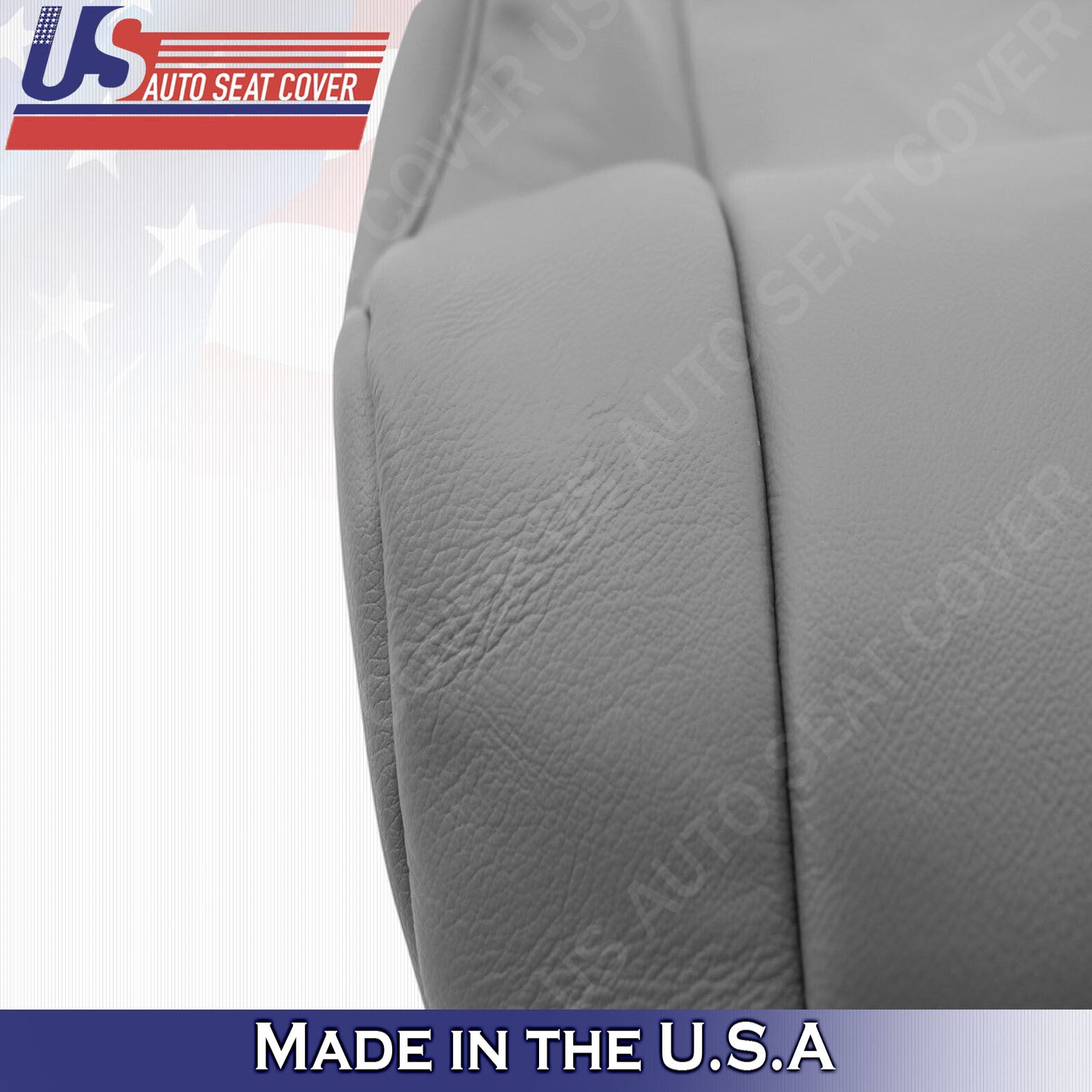 FRONT SET Tops & Bottoms Leather Seat Cover GRAY Fit 2003 to 2009 Toyota 4Runner