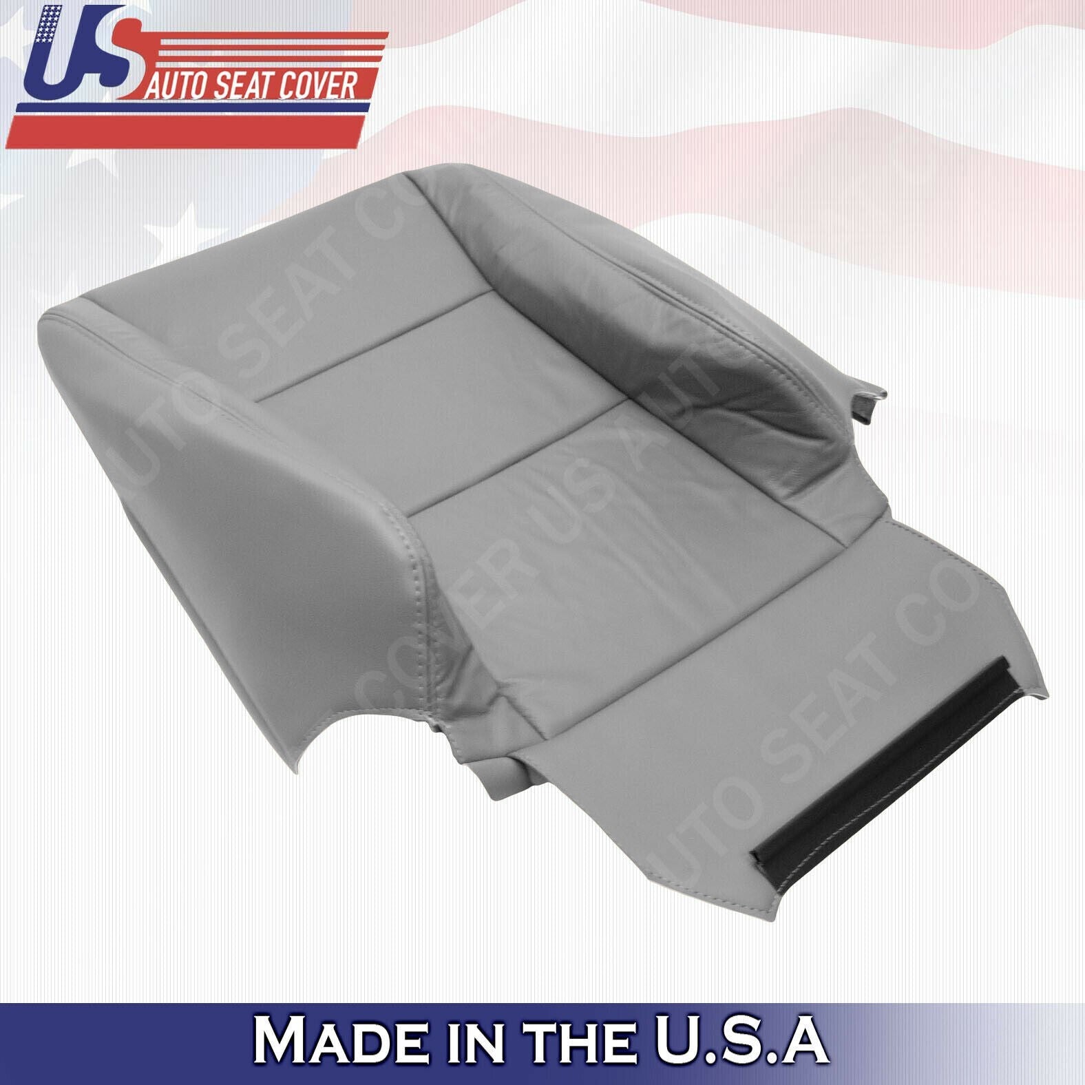 1998 -2007 FOR Toyota Land Cruiser Passenger Bottom &Top Leather Cover Gray