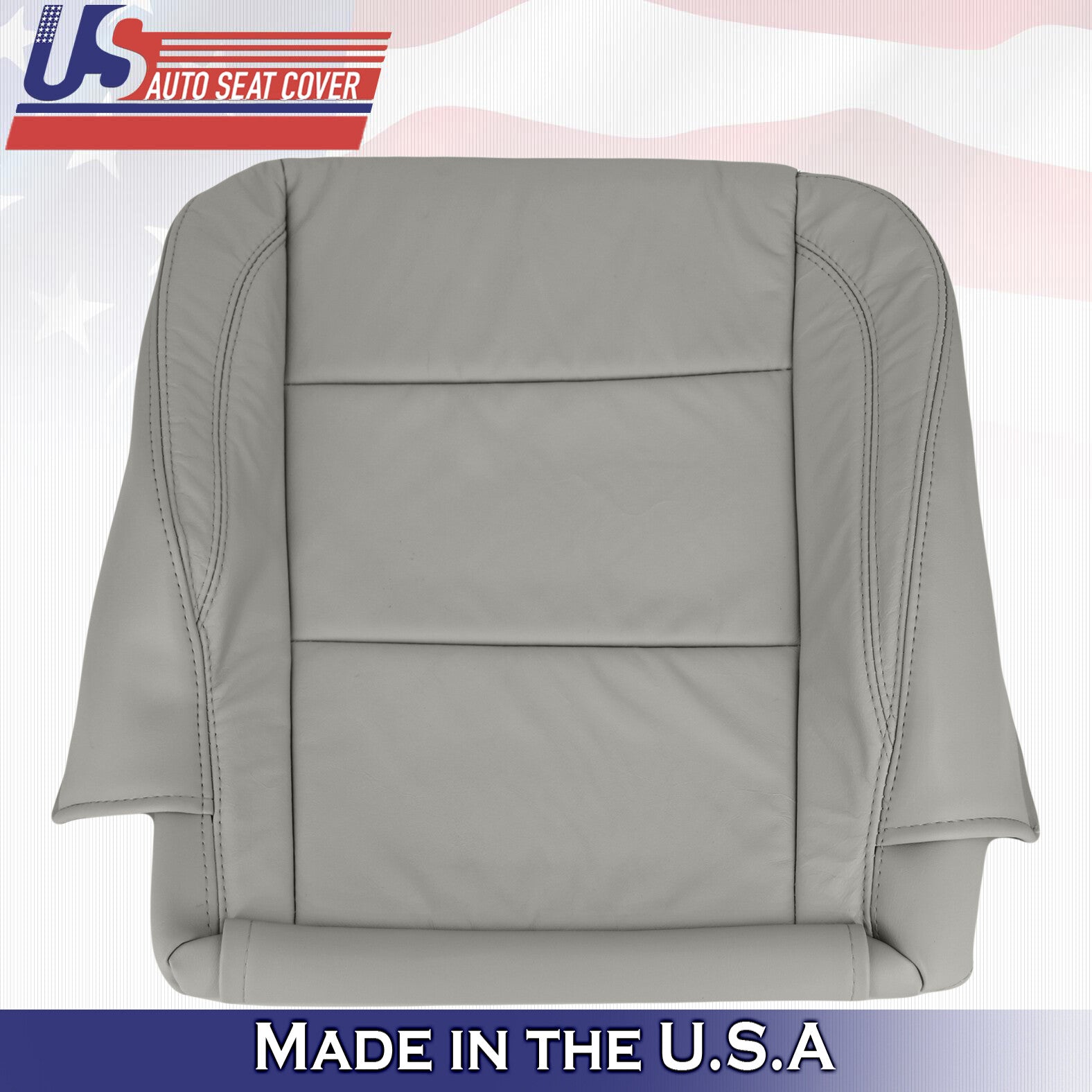 2004 - 2010 For Infinity QX56 Passenger Side Bottom Leather Seat Cover in Gray