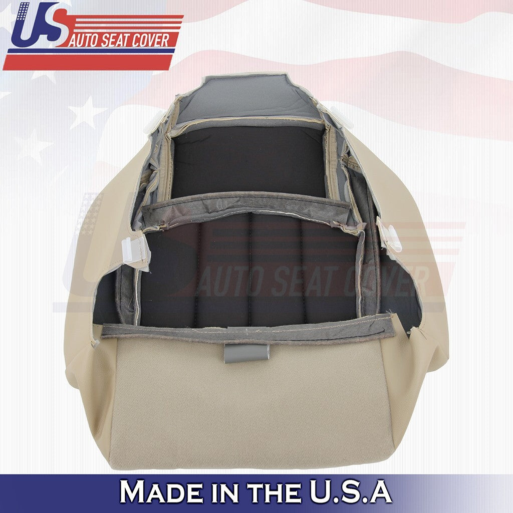 2008 to 2012 For Buick Enclave Rear Driver & Passenger Bottoms Leather Cover Tan