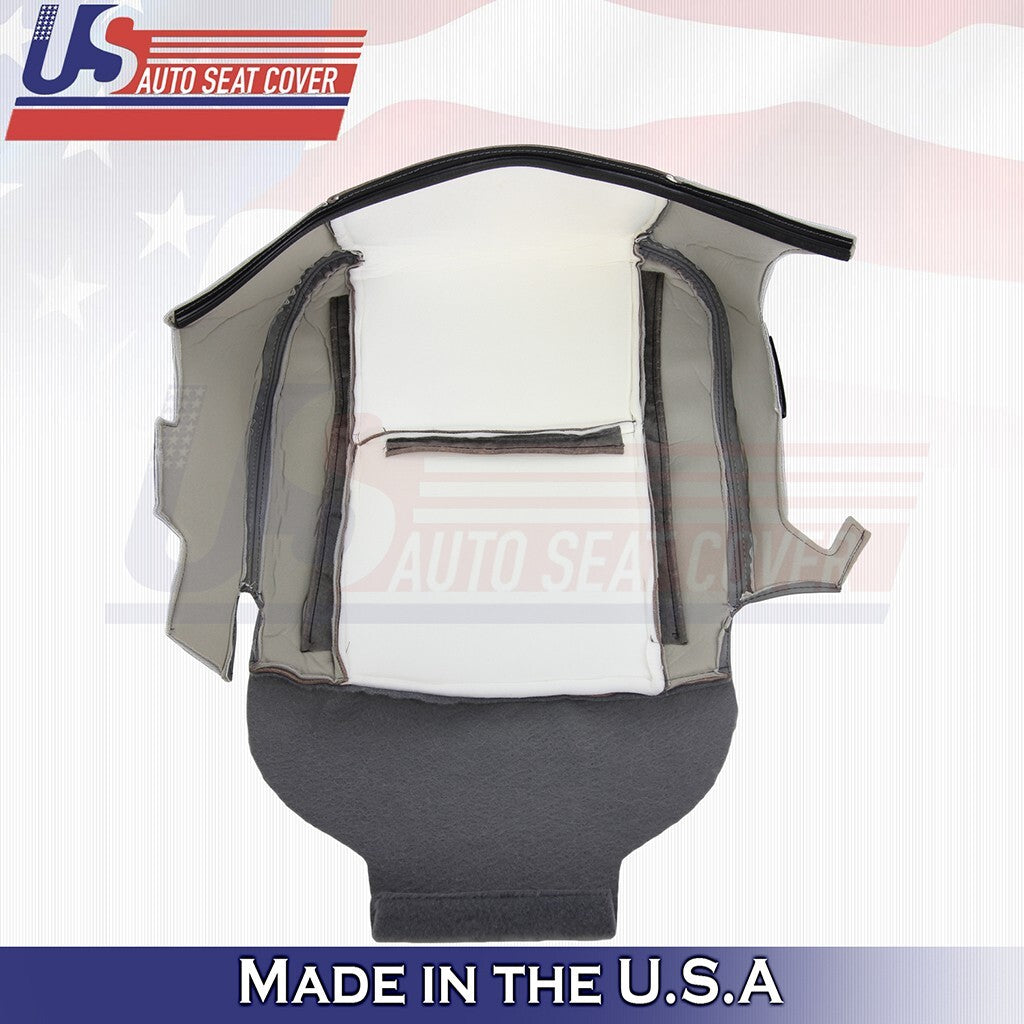 2002-2006 Fits Toyota Camry Driver Side Bottom Leather Seat Cover Gray