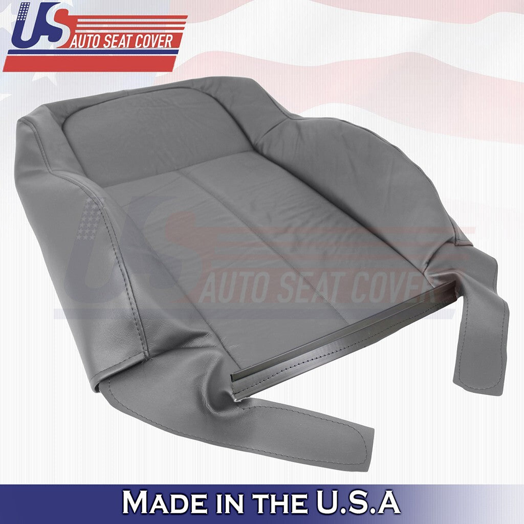 2005 to 2010 For Chrysler 300C Front Passenger Top Bottom Leather Cover Gray