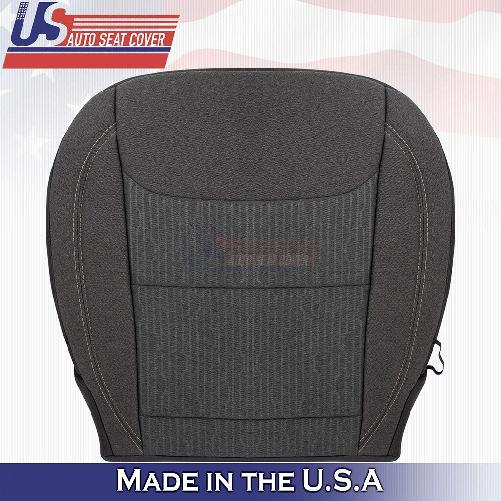 2024 For Dodge Ram 1500 SLT Front Driver Bottom Cloth Seat Cover Diesel Gray