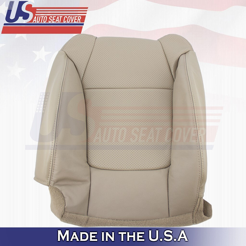 2001 to 2003 For Acura CL TypeS Passenger Top&Bottom Leather Perf Cover Tan