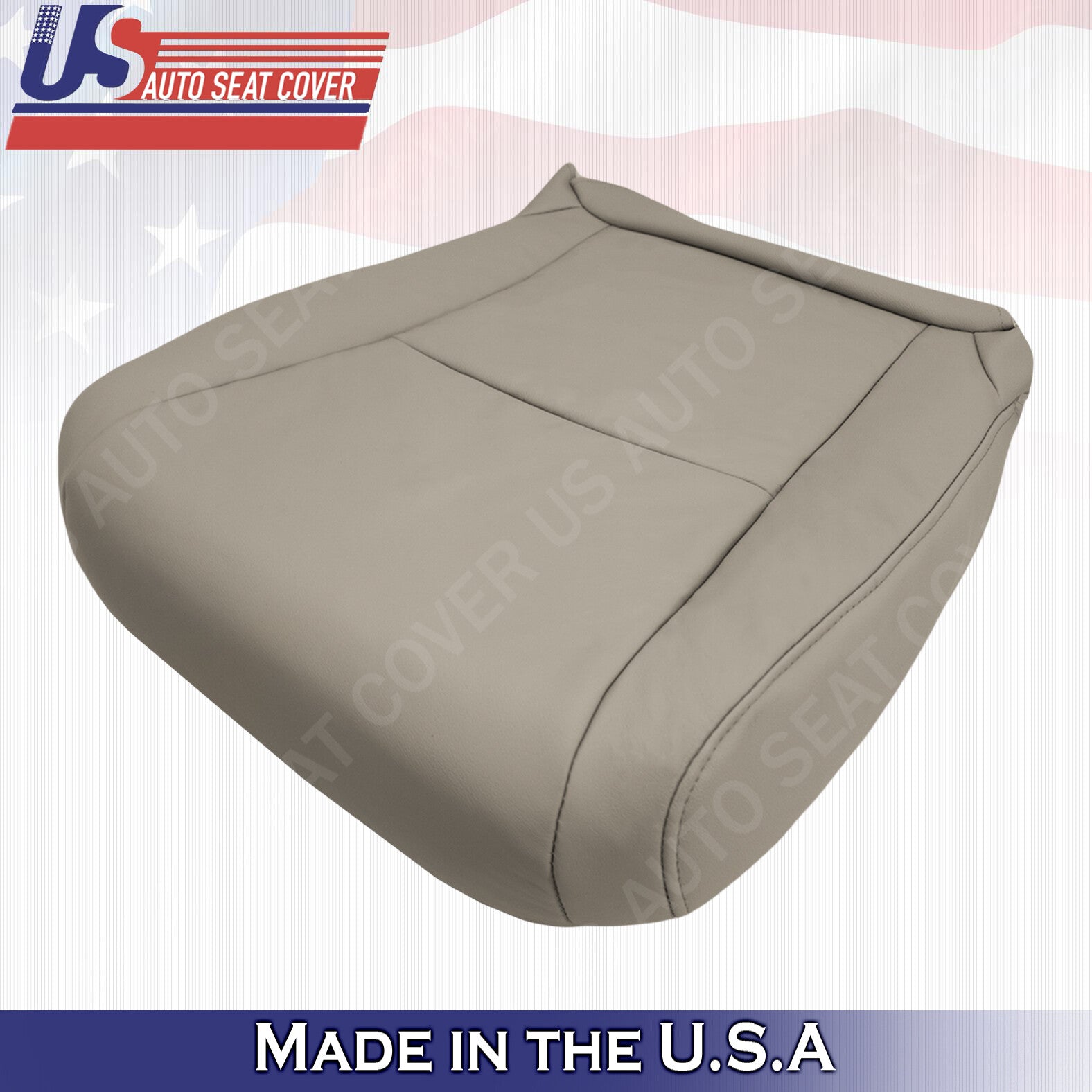 Fits Toyota Highlander 2008 to 2013 Driver & Passenger Bottoms Leather Cover Tan