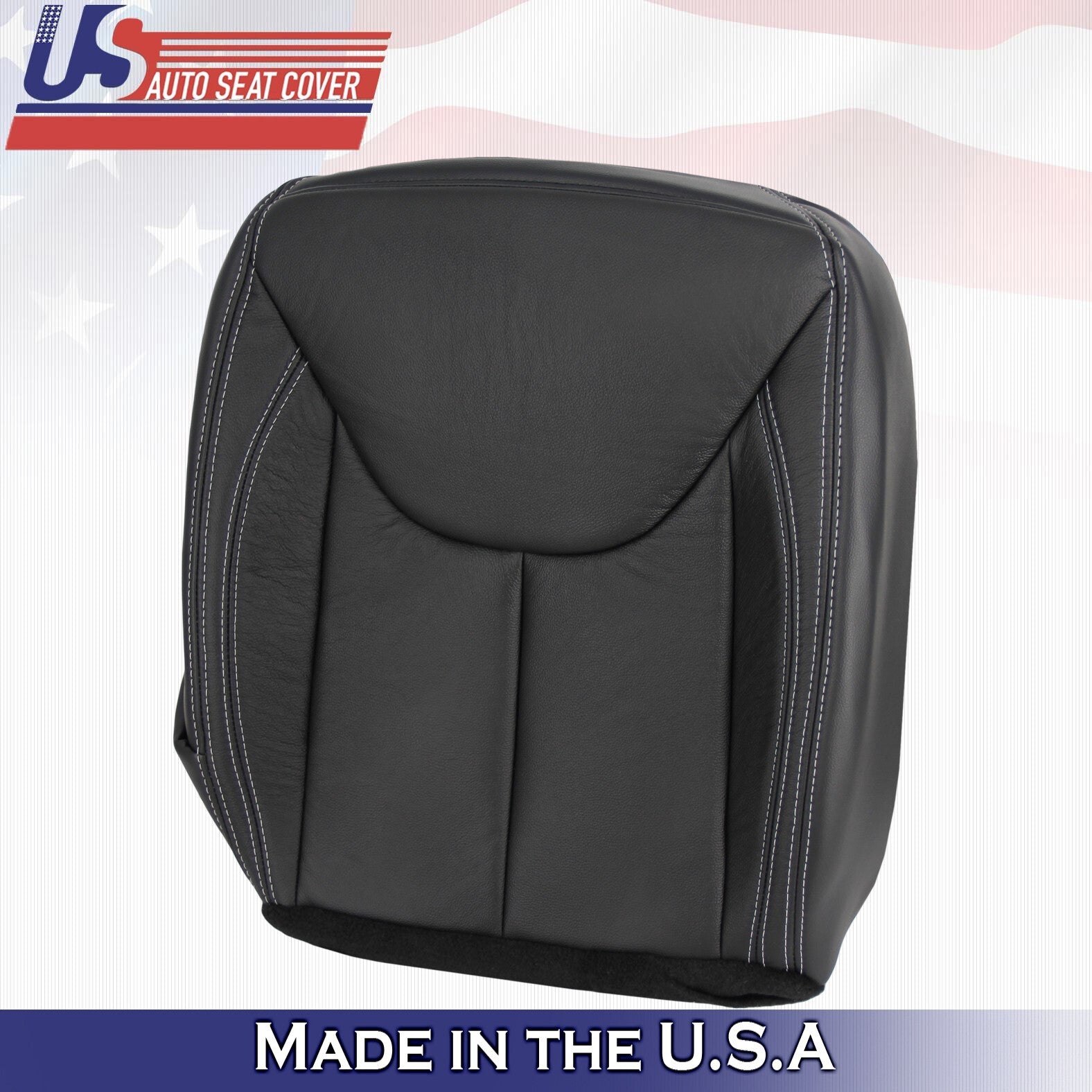 2011-2017 For Jeep Wrangler Rubicon Passenger Bottom Leather Cover Black