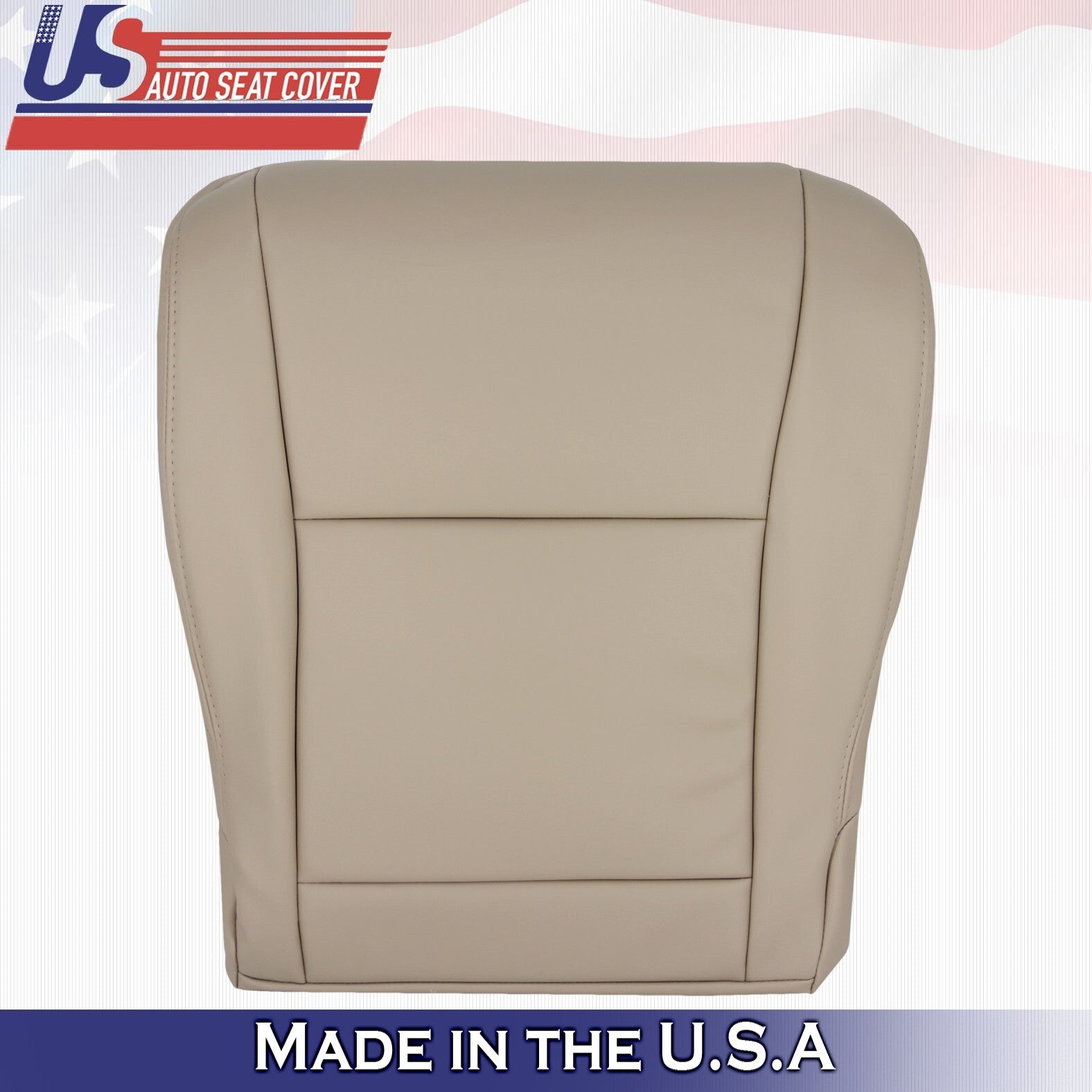 1995 to 1997 For Lexus LX450 Front Driver Top  Bottom Leather Seat Covers Tan