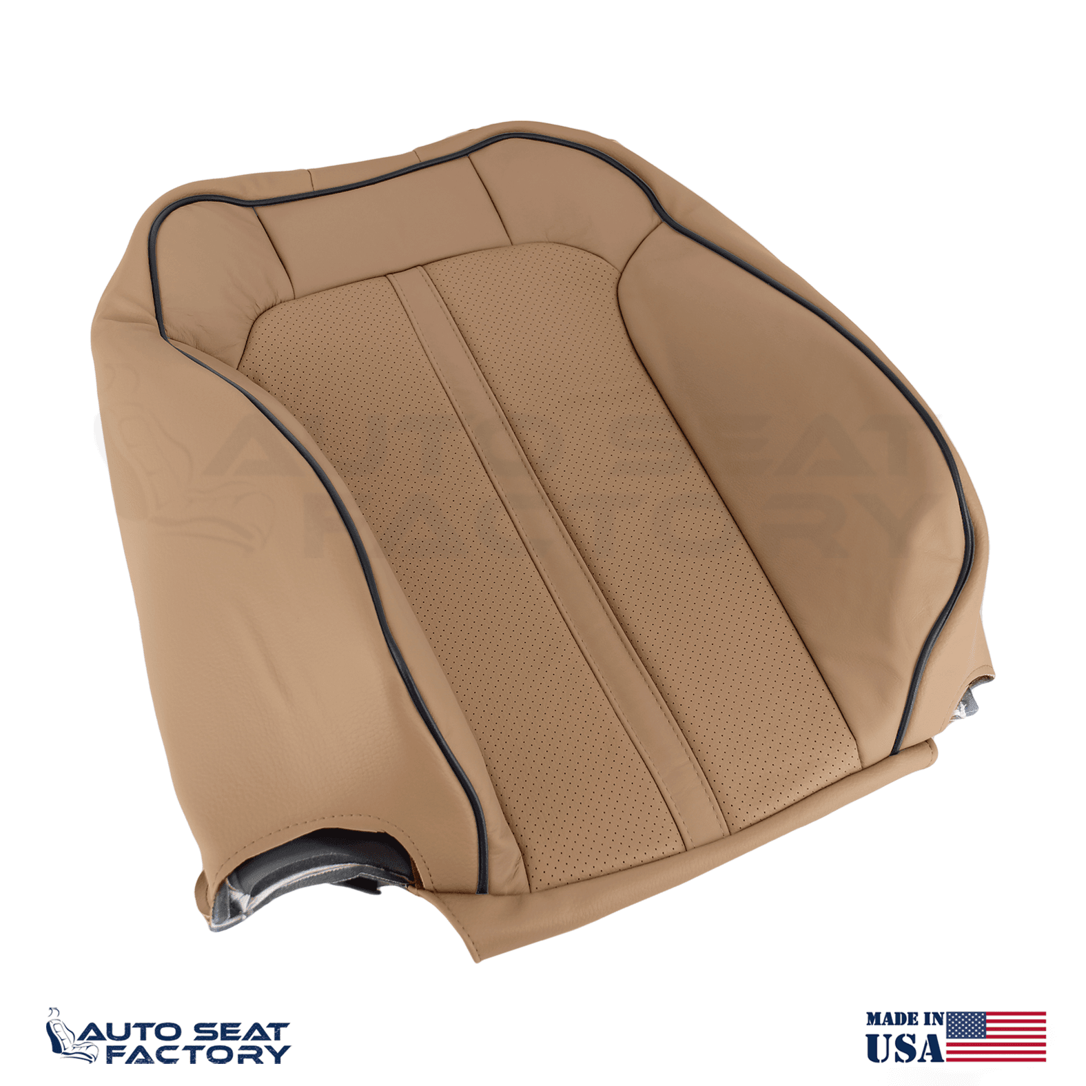 Replacement 2011 -2015 Lincoln MKX Perforated Canyon Vinyl Seat Covers 4PCS
