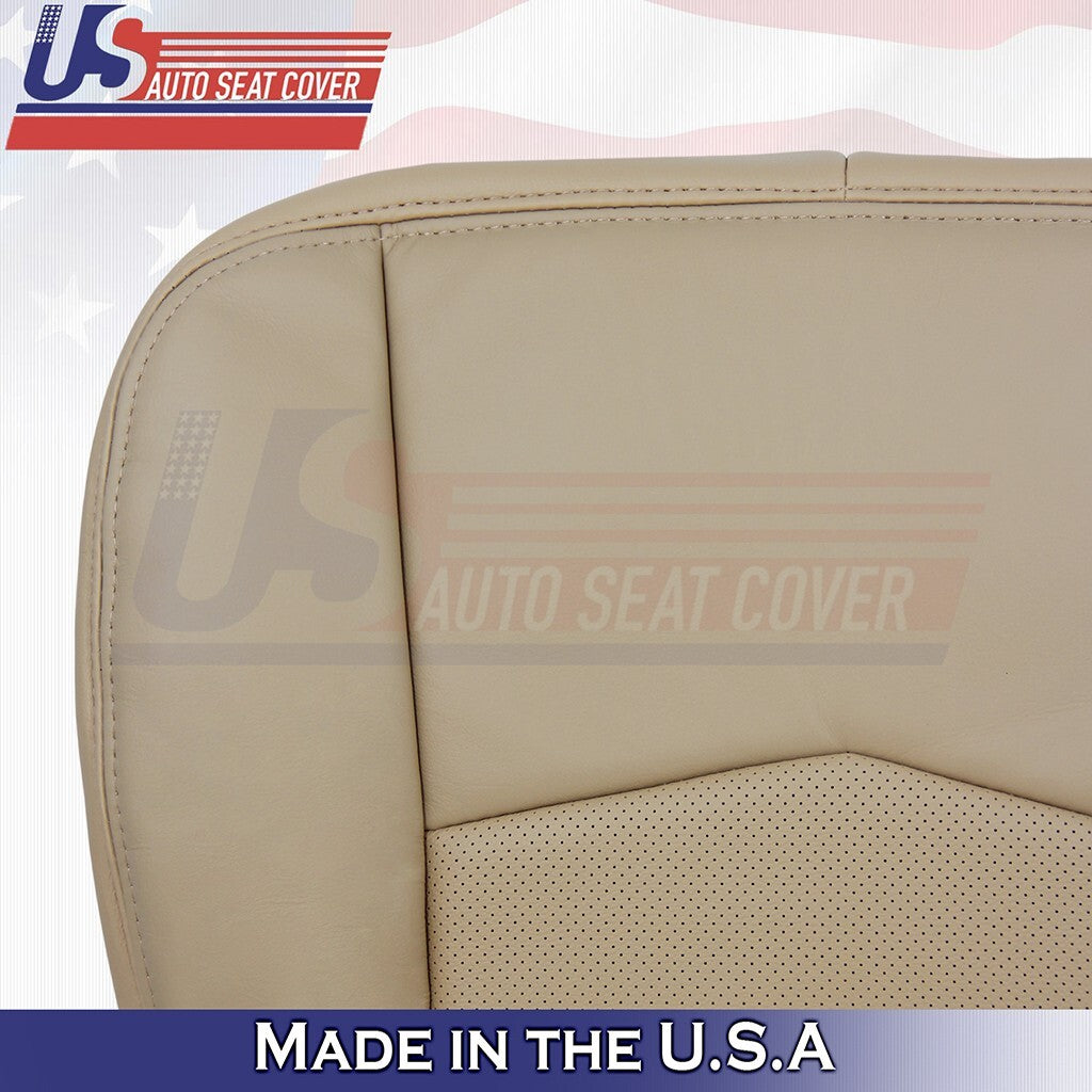 2004 to 2009 For Cadillac SRX Front Passenger Bottom Leather Cover Cashmere Tan