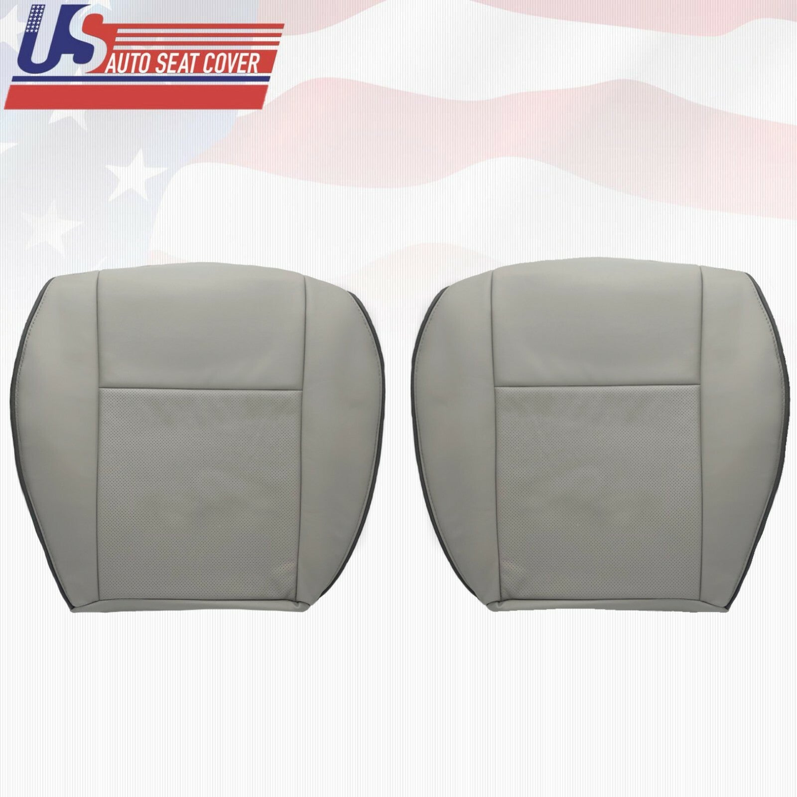 2008 2009 Fits Jeep Grand Cherokee Overland 2WD Bottoms Leather Seat Covers Tan