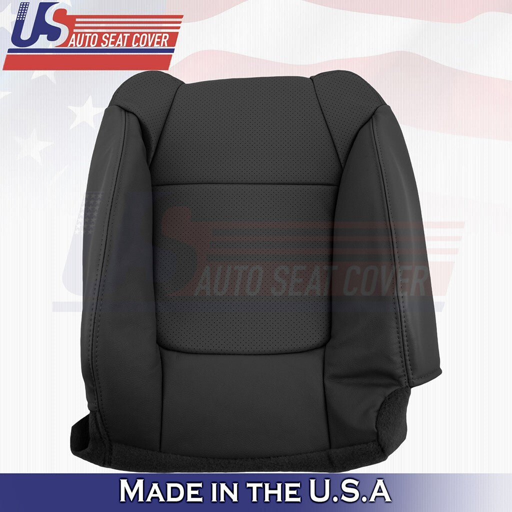 2001 to 2003 For Acura CL TypeS Driver Top&Bottom Leather Vinyl Perf Cover Black