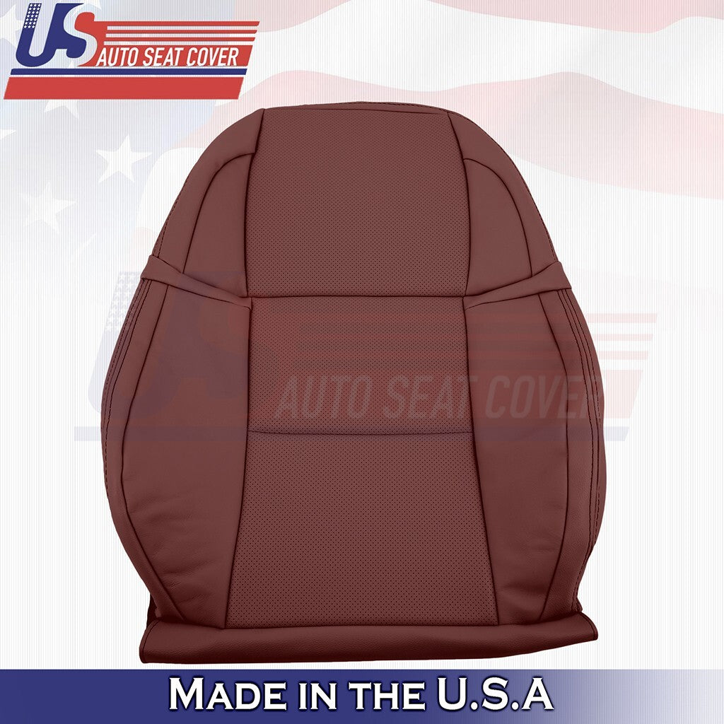 2013 to 2020 Fits Lexus GS350 F-Sport Driver Top Leather Seat Cover Red