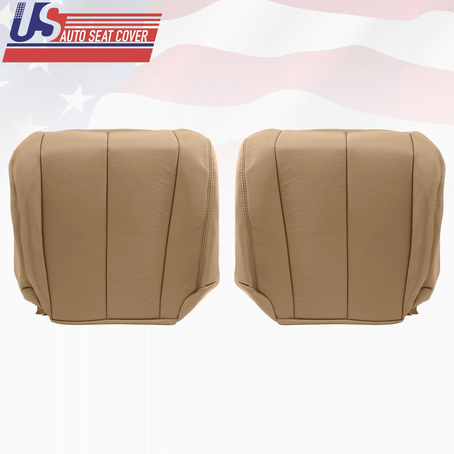 2003 - 2007 Driver & Passenger Bottom Leather Seat Cover Tan For Nissan Murano