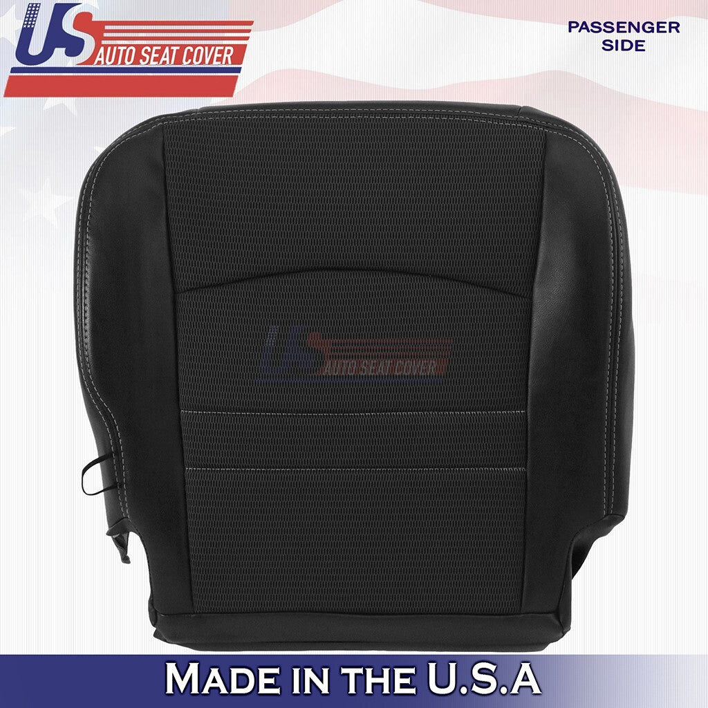 2011 2012 For Dodge Ram Sport Passenger Bottom &Top Cloth/Vinyl Cover Dk Gray