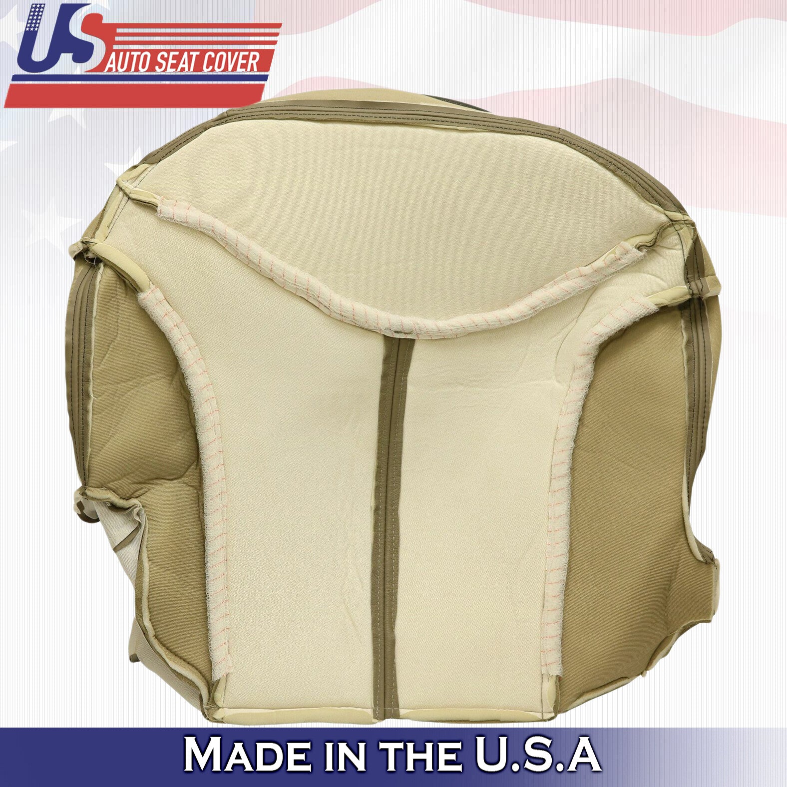 2001 2002 For GMC Yukon XL SLT SLE Front Driver Bottom Leather Seat Cover Tan