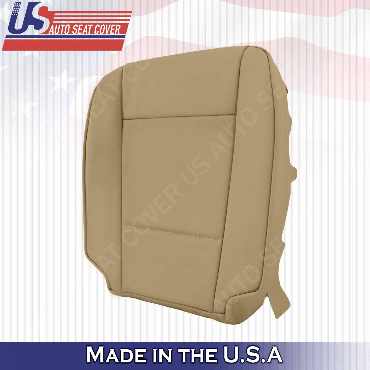 PASSENGER BOTTOM LEATHER SEAT COVER TAN FOR 2002 2003 2004 2005 2006 BMW 5 Serie