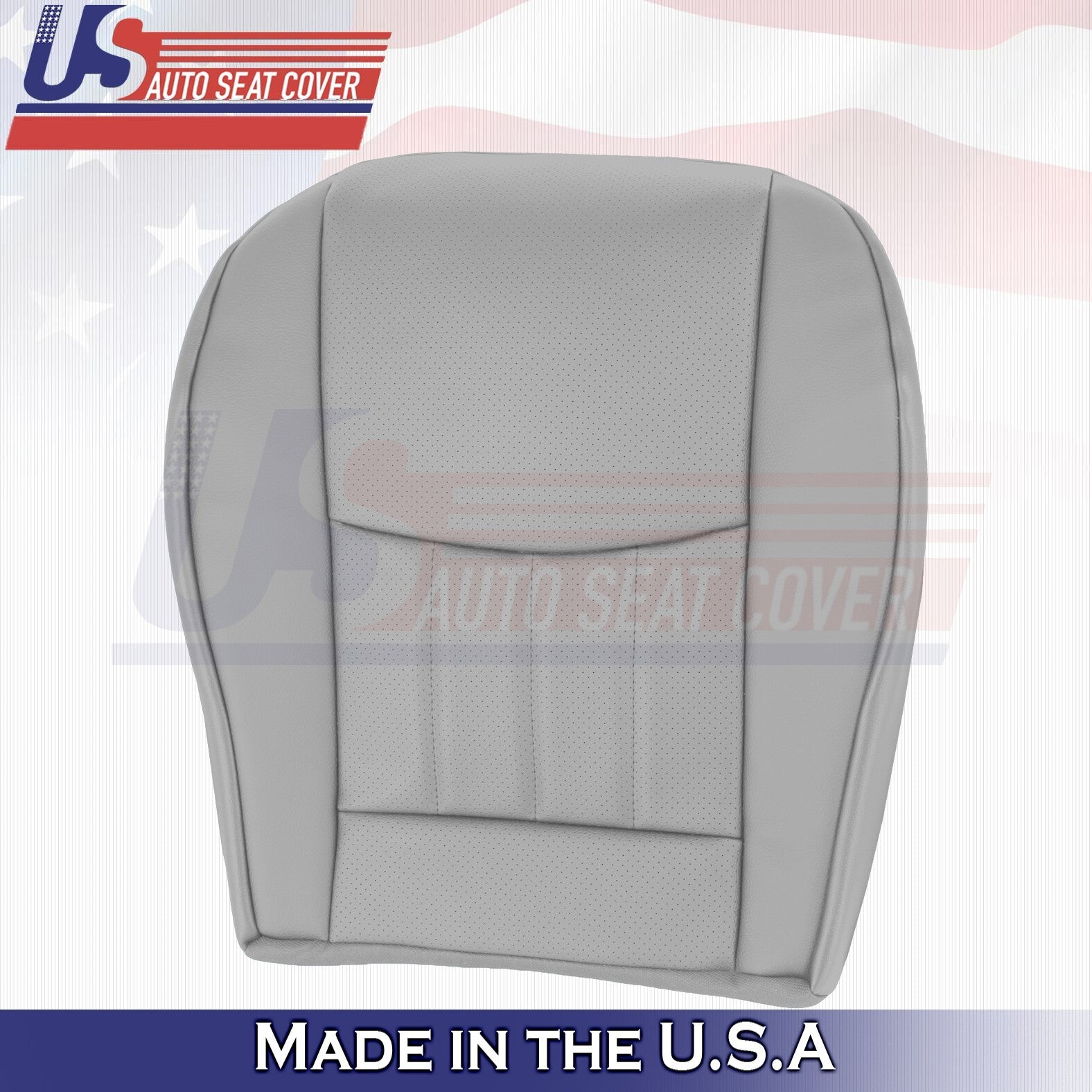 2006, 2007 For Mercedes Benz C280 Driver Bottom Leather Seat Cover Gray