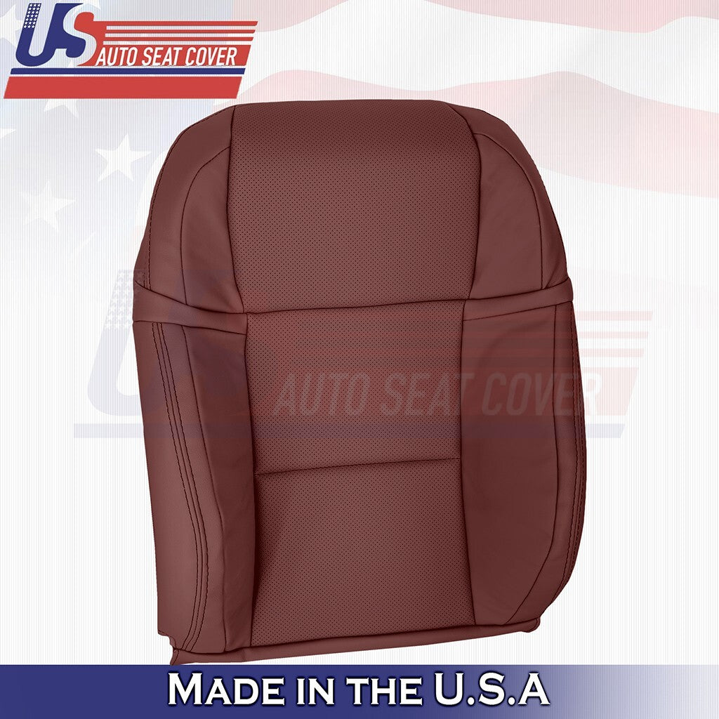 2013 to 2020 Fits Lexus GS350 F Sport Passenger Top Leather Seat Cover Red