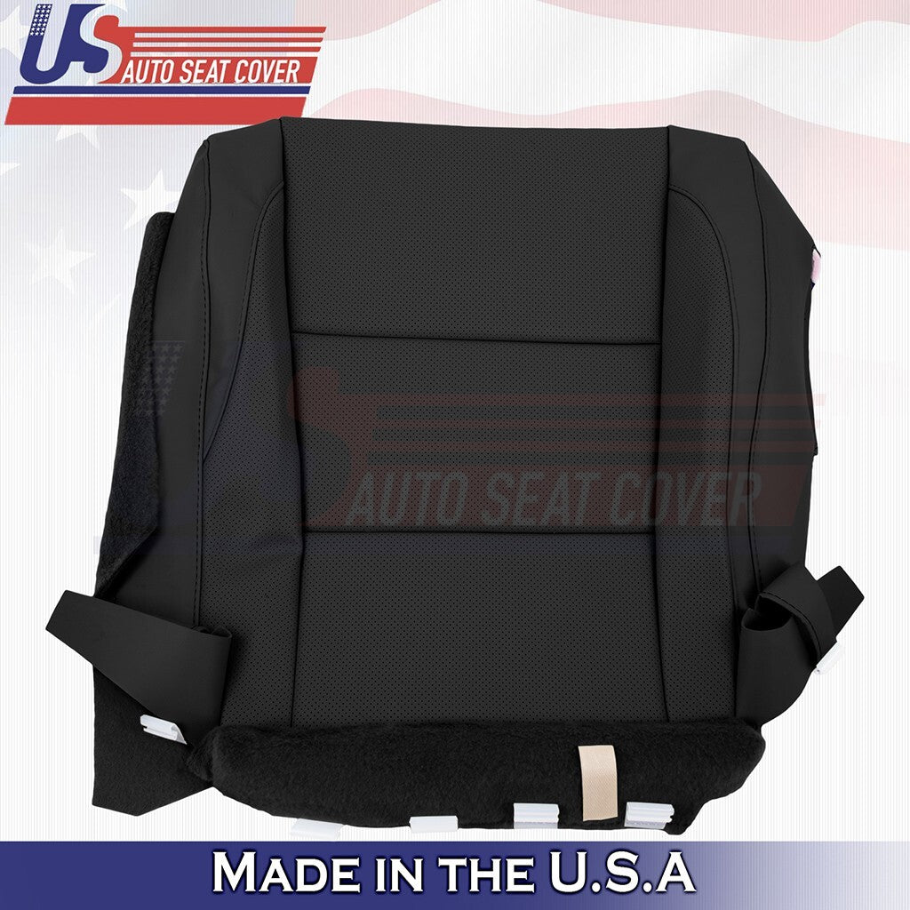 2014 to 2019 For Toyota Highlander Passenger Bottom Vinyl w/Perf Cover Black