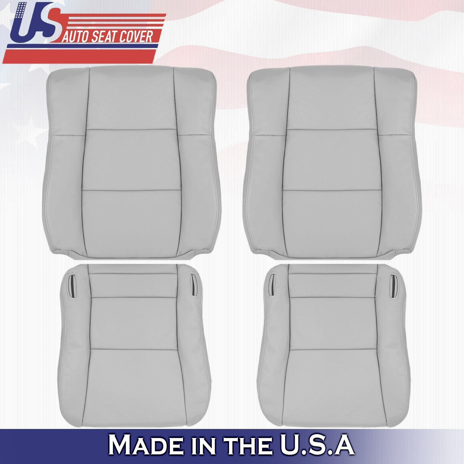 1997 1998 1999 For Lexus ES300 2x Top & 2x Bottom Leather Seat Covers Sage