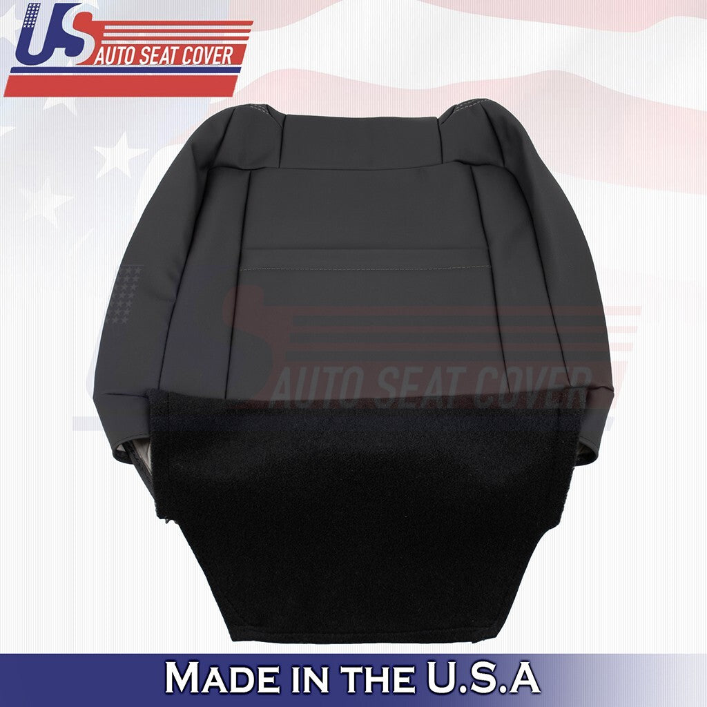 2011 2012 For Dodge Ram Sport Passenger Bottom &Top Cloth/Vinyl Cover Dk Gray