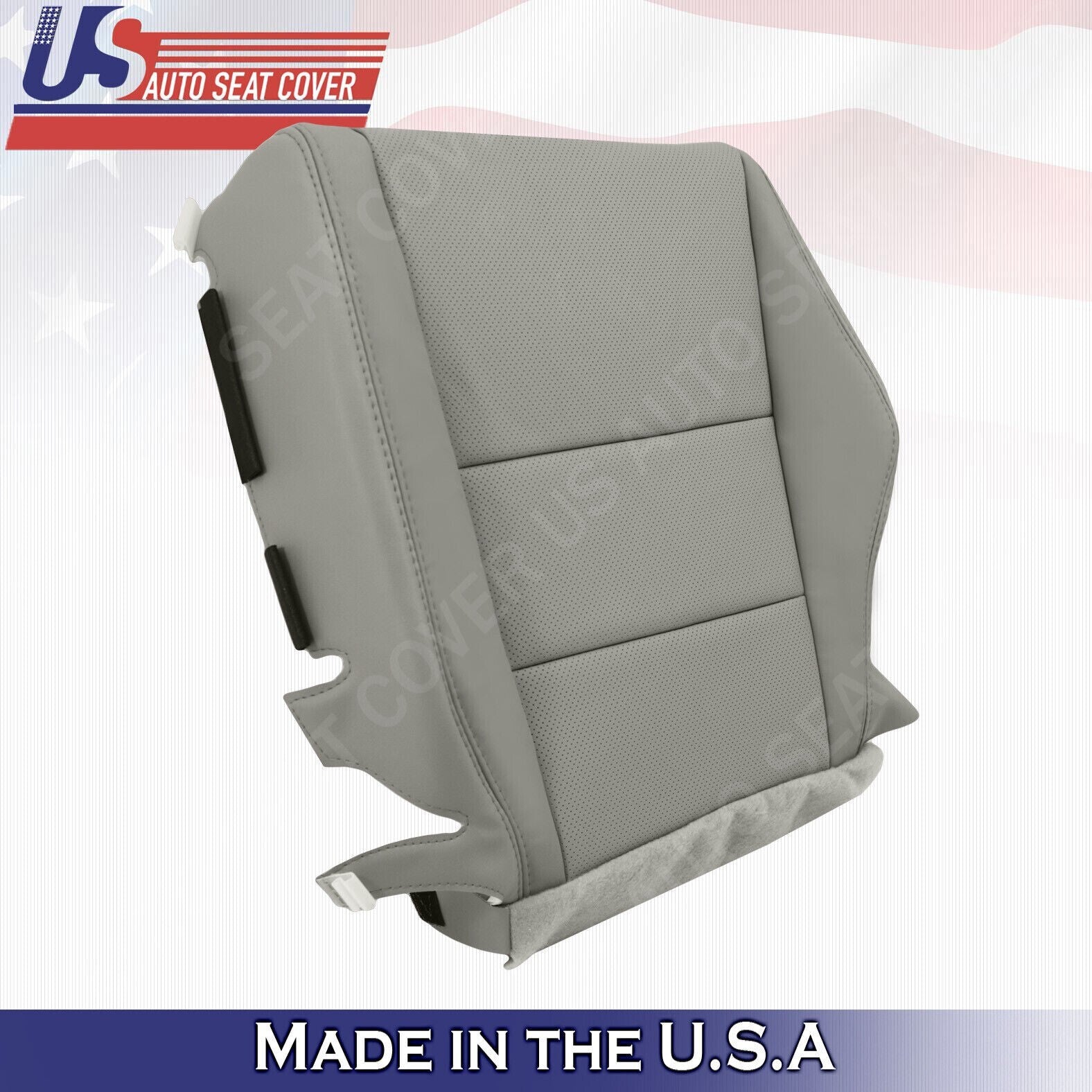 2007 2008 For Acura RDX Driver Passenger Top Synthetic Perf Leather Covers Gray