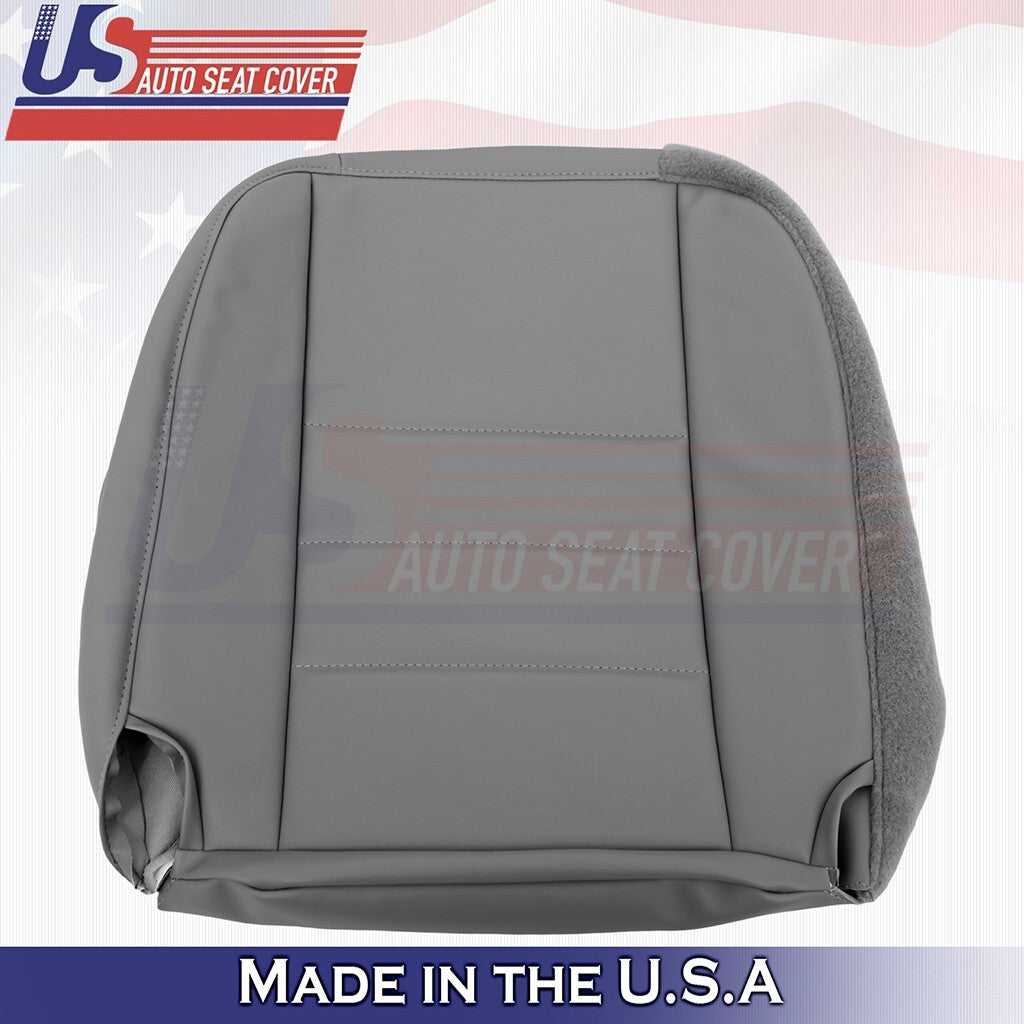 1997-2006 FOR Jeep Wrangler Driver Side Bottom Leather Seat Cover Mist Gray