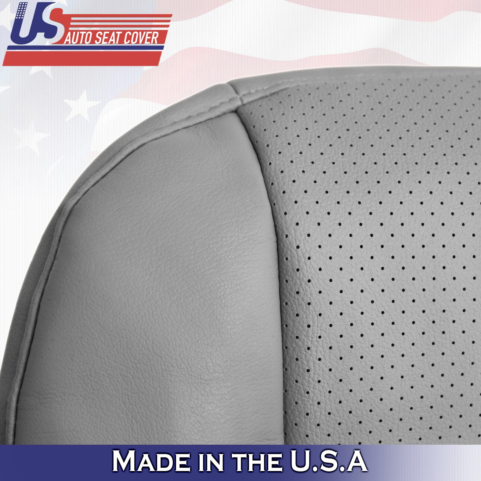 PASSENGER Top & Bottom Leather Cover Taupe Fits Acura RL 2005 2006 2007 2008