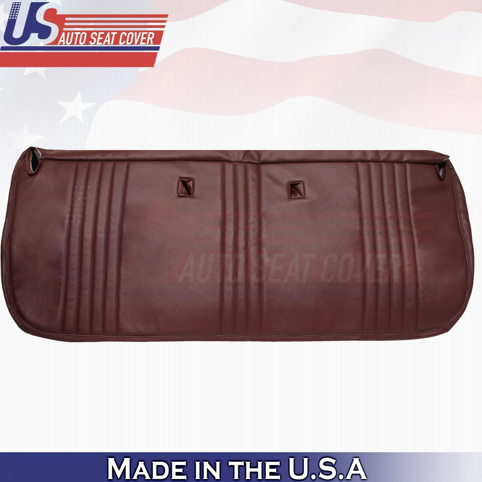 1998 For GMC Sierra C/K 1500 2500 3500 Front Bottom Bench Vinyl Seat Cover Red