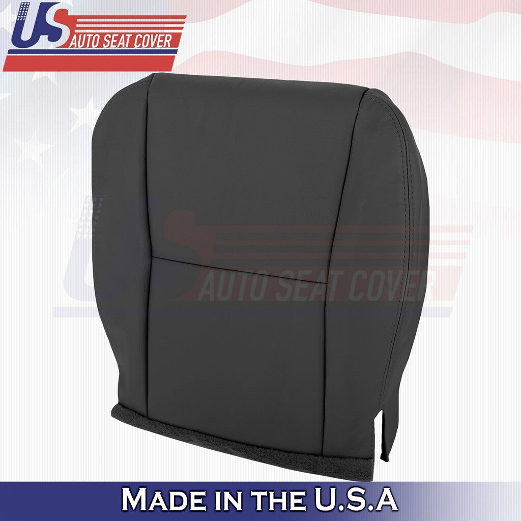2002-2006 Fits Toyota Camry Driver Side Bottom Leather Seat Cover Black