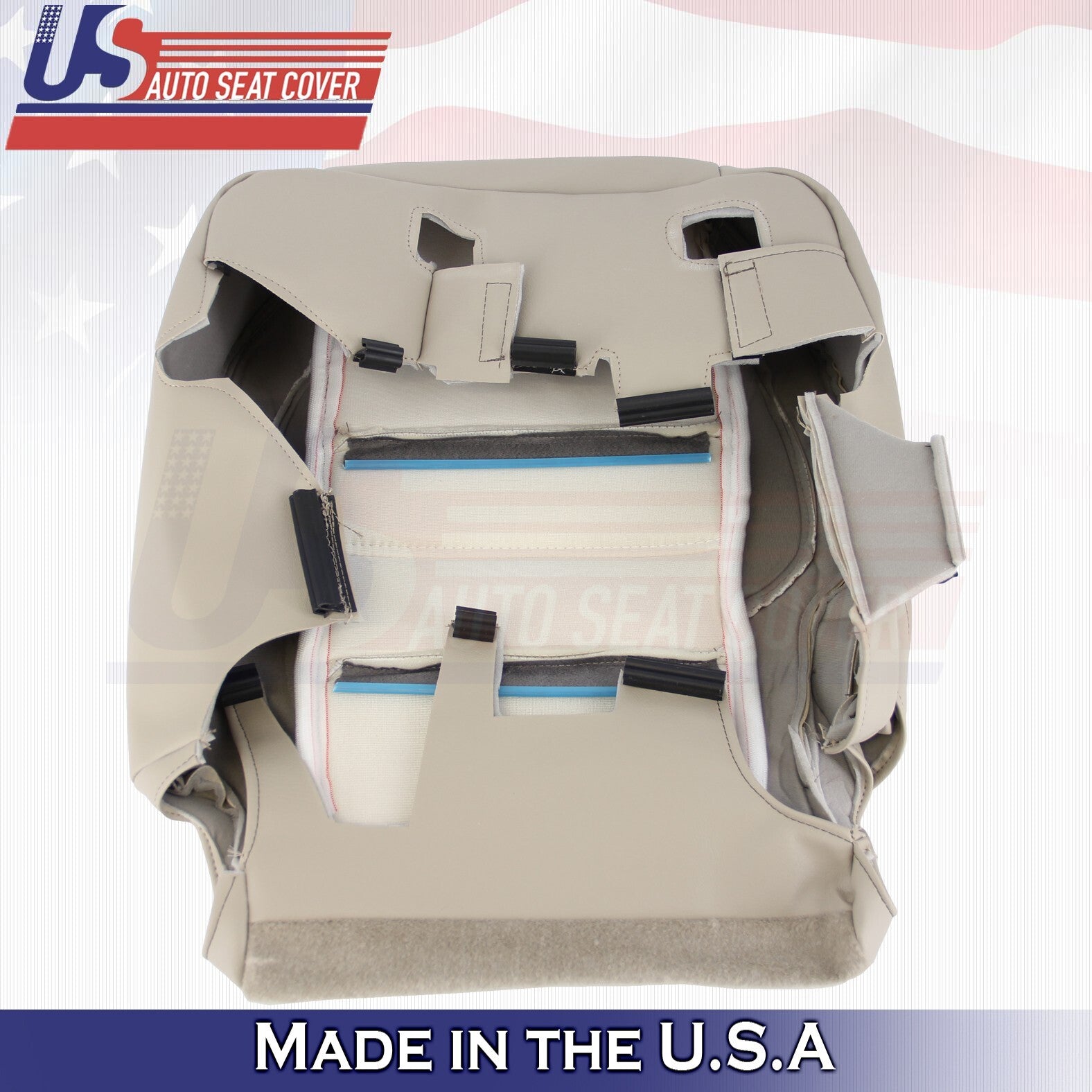 2019 For GMC Yukon Denali Rear Driver & Passenger Bottom Leather Cover SHALE Tan