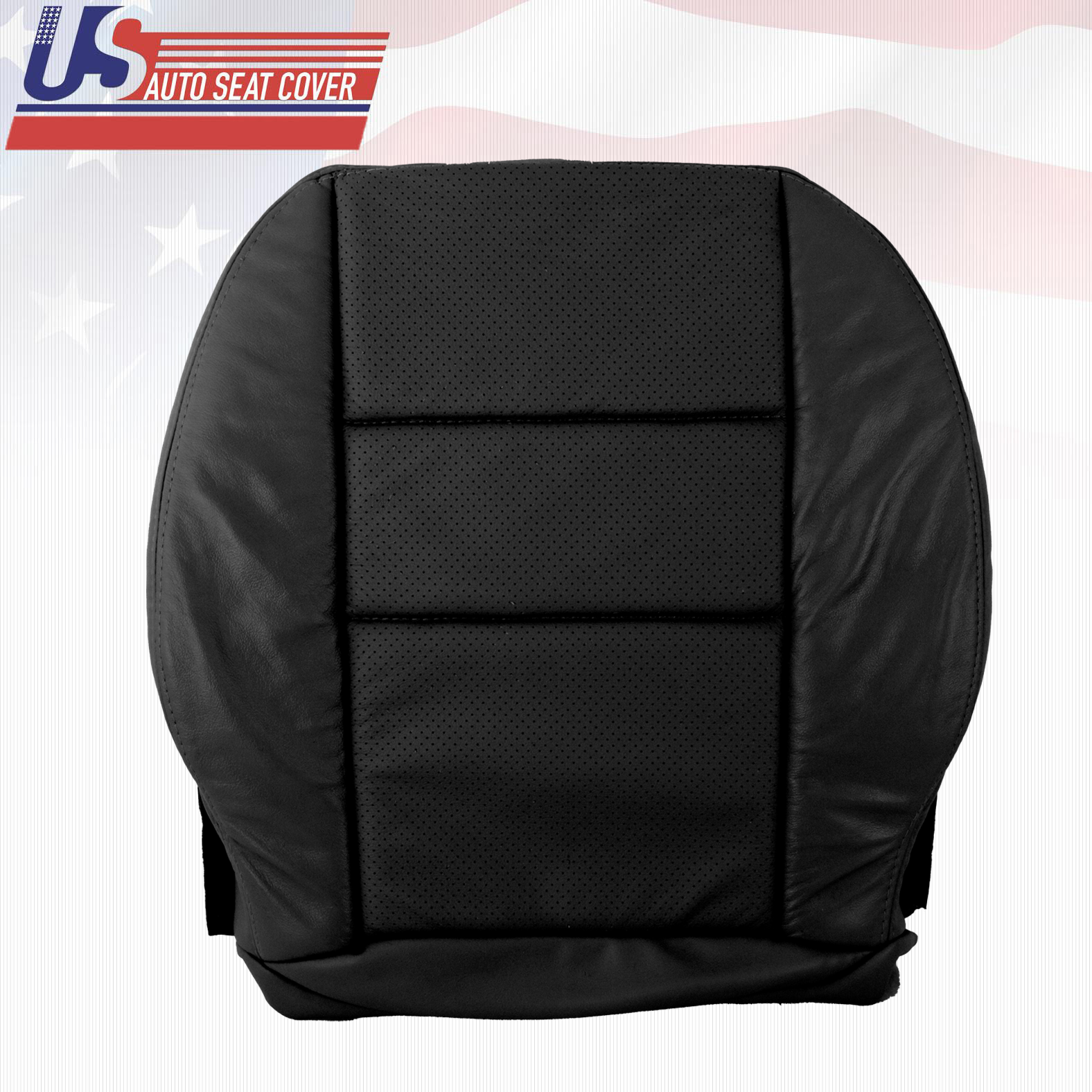 2008 to 2014 For Mercedes Benz C250 C300 Driver Bottom Perf Leather Cover BLK