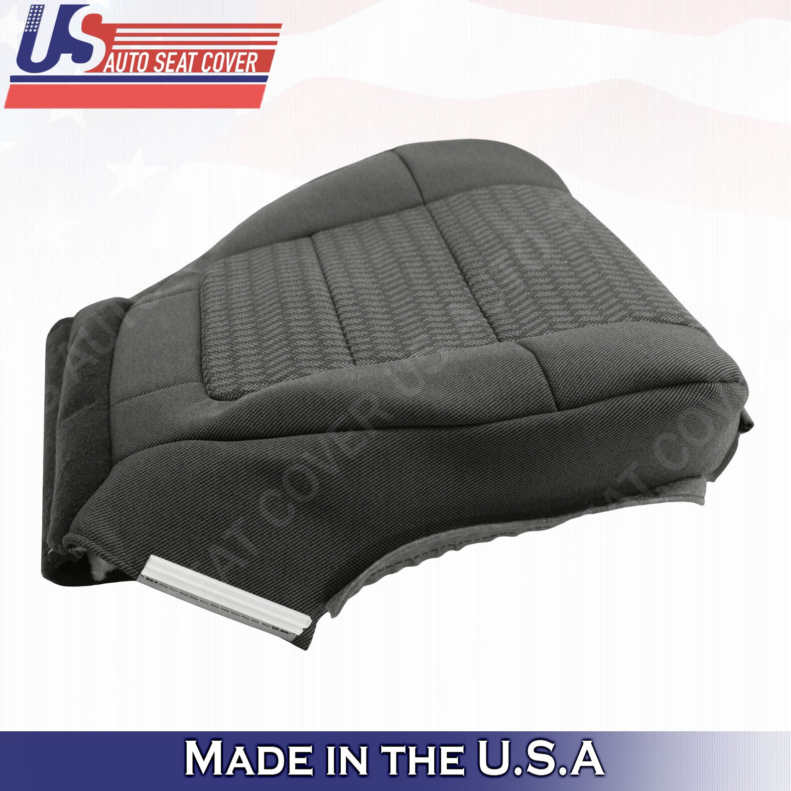 2001 2002 Ford F150 Quad Cab X-Cab Driver Bottom Cloth Dark Gray Seat Cover