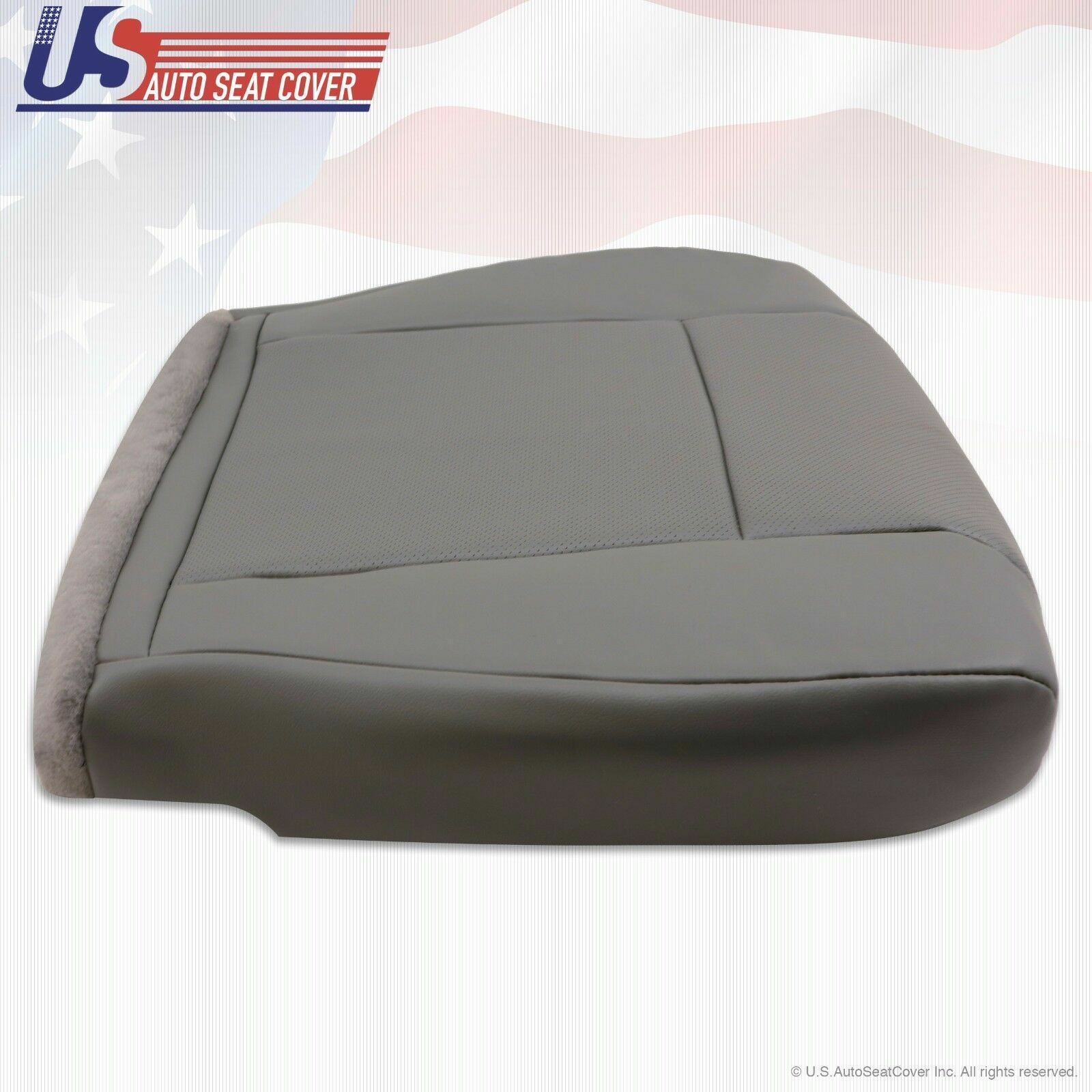 2011 2012 Ford E150 E250 Van Driver-Passenger Bottom Perforated Vinyl Cover Gray