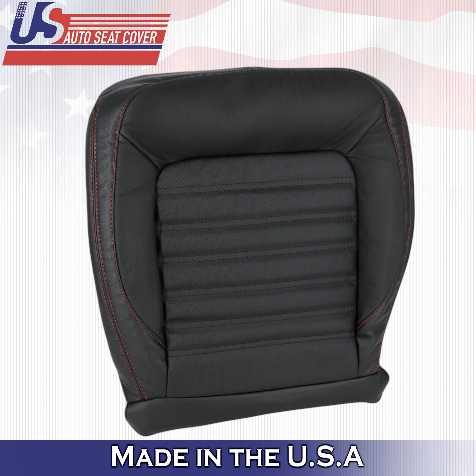 For 2011 - 2018 Volkswagen Jetta GLI Autobahn Driver Bottom Leather Cover Black