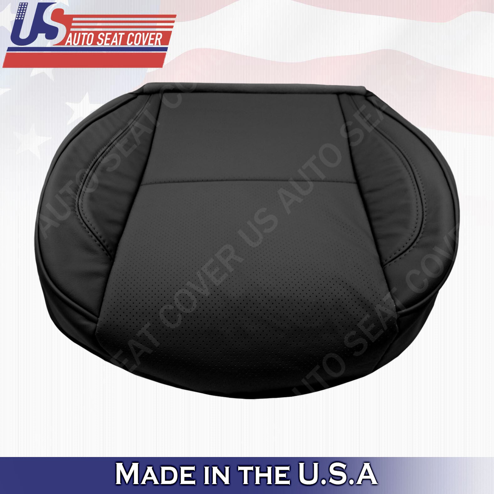 Fits For 1998 1999 2000 2001 Lexus GS300 400 430 Bottom Perforated Leather Black