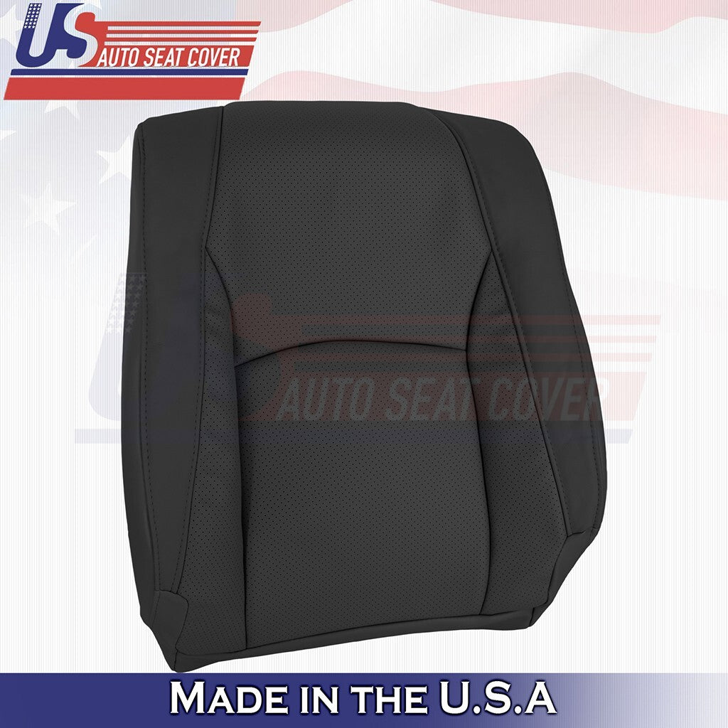 2003 to 2009 For Lexus RX350 Passenger Top&Bottom Synth Leather Perf Cover Black