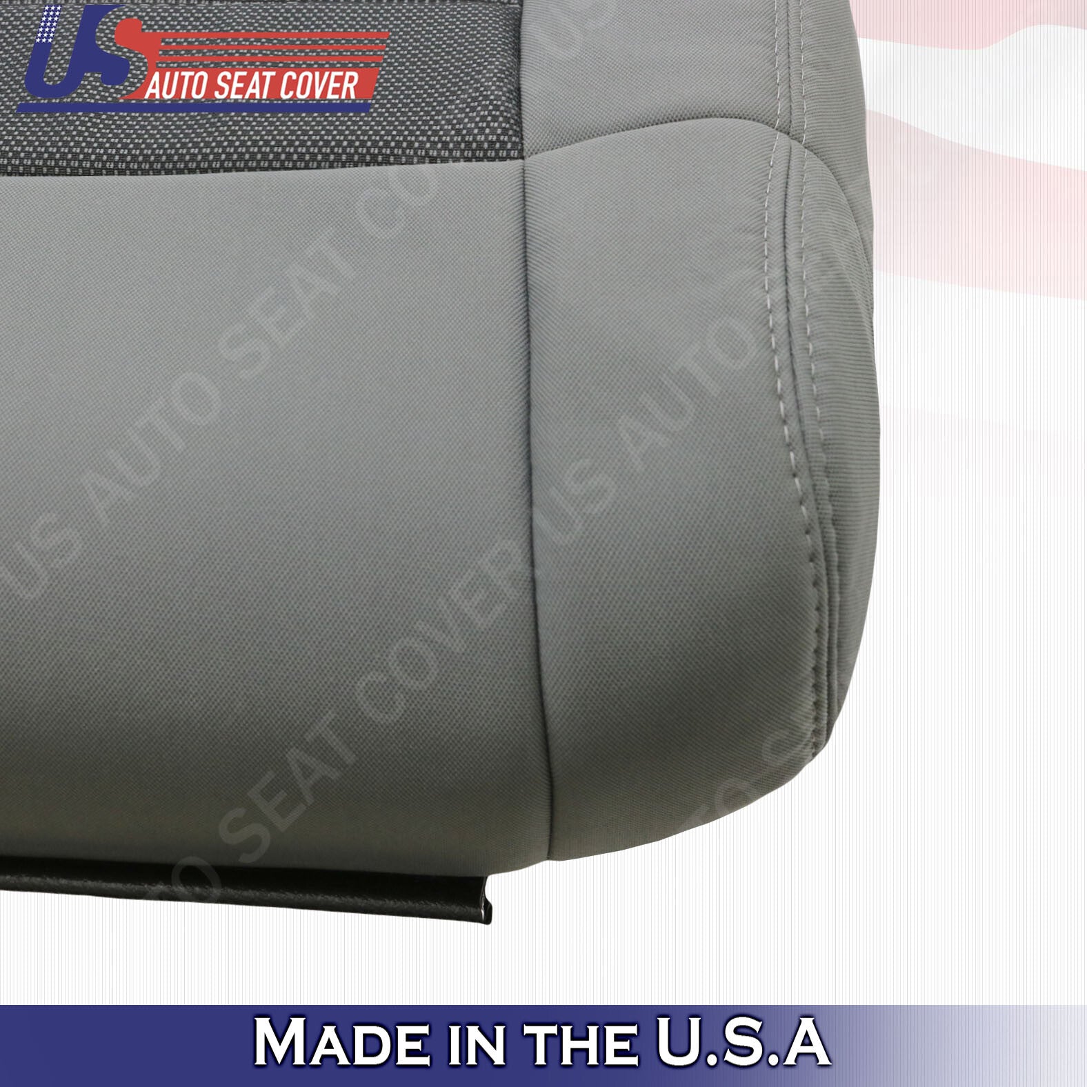 PASSENGER BOTTOM Fabric Cover Dk Gray 2008 2009 2010 For Jeep Wrangler Unlimited