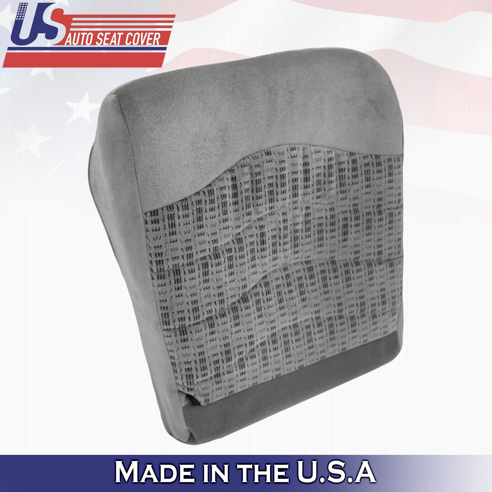 2000 Ford F250 F350 F450 F550 XLT DRIVER PASSENGER BOTTOM CLOTH Seat Cover GRAY