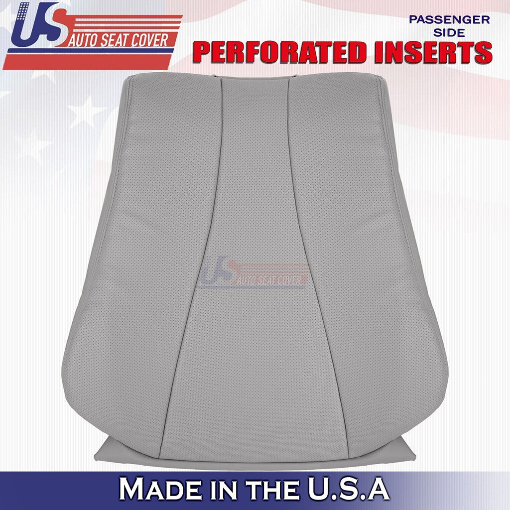 2000 to 2011 Fits Mercedes Benz S430 S500 Passenger Top Leather Seat Cover Gray