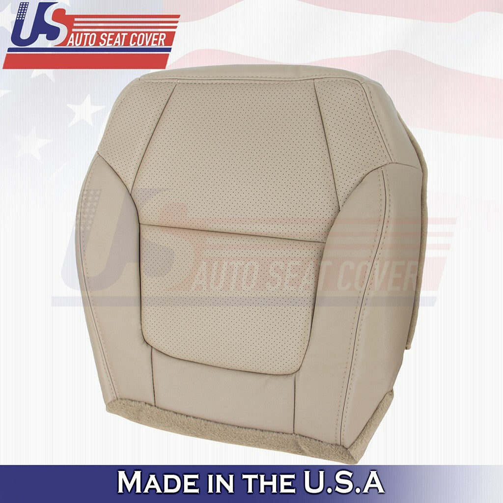 2001 to 2003 For Acura CL Type-S Driver Top&Bottom Leather Vinyl Perf Cover Tan