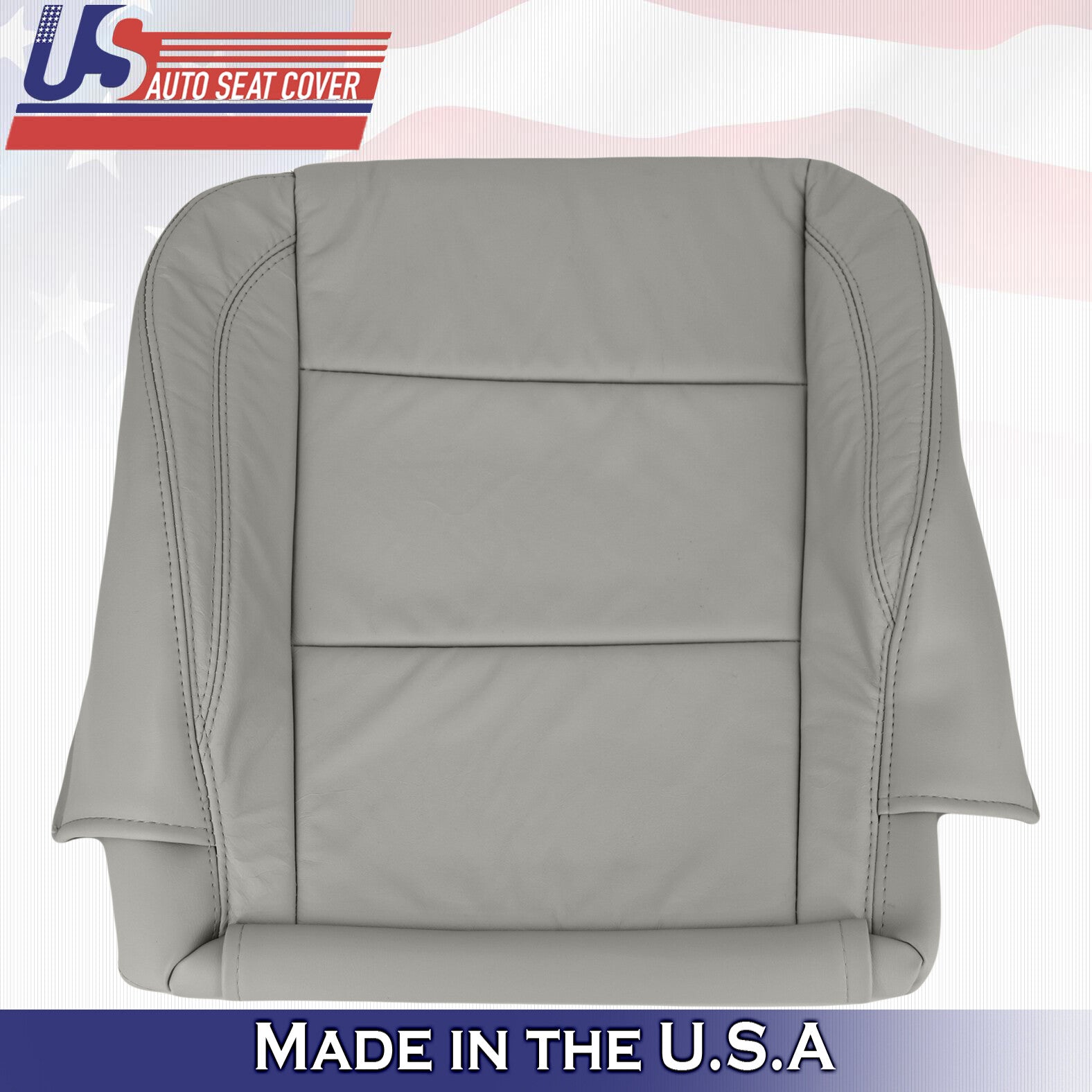 2004 - 2010 For Infinity QX56 Driver Side Bottom Leather Seat Cover in Gray