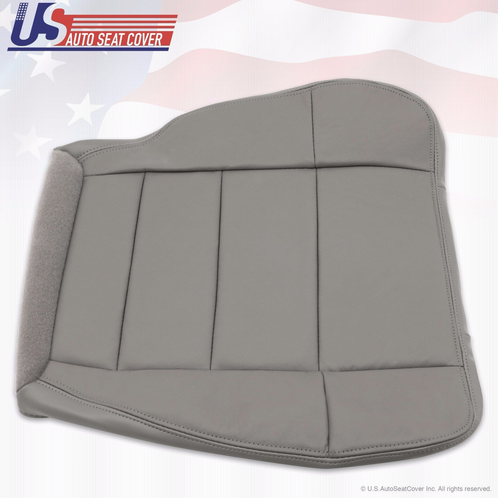 2003 Ford F-150 Lariat Extended-Cab Driver/Passenger Bottom Leather Cover GRAY
