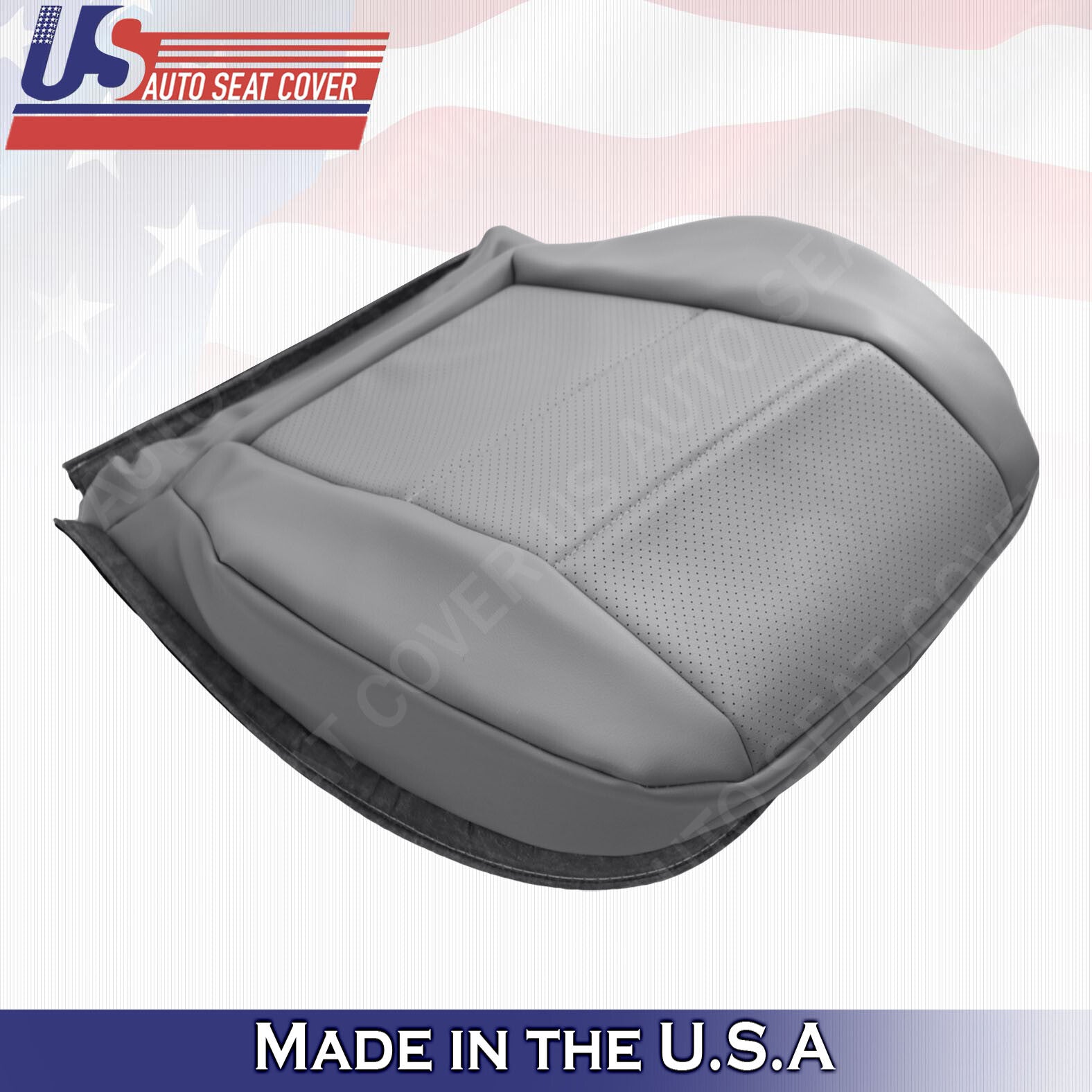 2008 to 2014 For Mercedes C Class Driver &passenger Bottom Leather Covers Gray