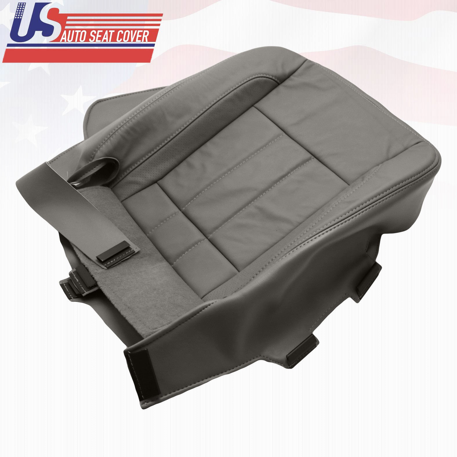 2006 to 2009 Fits Dodge Ram Laramie Driver Bott20om Leather Seat Cover Khaki Tan