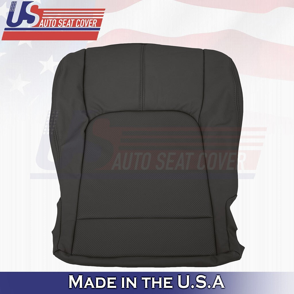 2009 to 2014 Fits Nissan Murano Passenger Bottom Leather Seat Cover Black