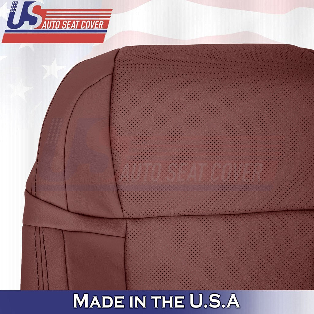 2013 to 2020 Fits Lexus GS350 F-Sport Driver Top Leather Seat Cover Red